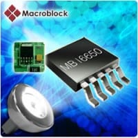 Macroblock Releases Constant Current DC-DC Buck Converter For LED Lighting