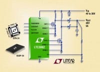 Linear Tech Announces High Power Multiphase Step-Up DC-DC Controller
