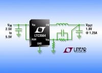 Linear Offers 2.25 MHz Synchronous Step-Down DC-DC Converter