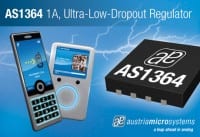 austriamicrosystems Introduces 1A Ultra-Low-Dropout Regulator