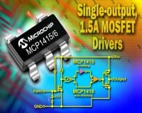 Microchip Tech Announces 1.5A MOSFET Drivers In SOT-23 Package