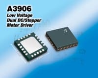 Allegro Micro Introduces New Low Voltage Dual DC/Stepper Motor Driver
