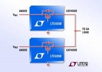 Linear Tech Ideal Diode Controller Integrates 5A MOSFET To Replace Lossy Schottky Diodes