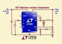 Linear Tech Offers 34V, 2A, 2.8MHz Micropower Step-Down DC-DC Converter