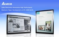 Delta Electronics Announces Development Of High Performance Electronic Paper