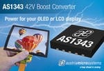 austriamicrosystems Introduces New DC-DC Boost Converter That Delivers 42V From A Low Voltage Input