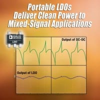 Analog Devices Introduces Linear LDO Regulator Family Available In Small Package