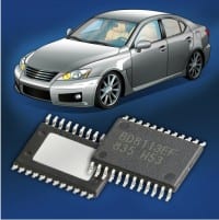 ROHM Electronics Announces White LED Driver For Automotive Display Backlighting Applications