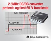 Texas Instruments Introduces 60V SWIFT&trade; DC-DC Converter