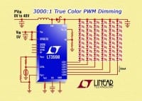 Linear Tech Announces LED Driver That Drives Up To 6 Strings Of 10 LEDs Each