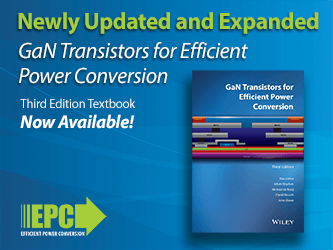 EPC Launches 3rd Edition of Gallium Nitride GaN Textbook with Power Conversion Applications Focus