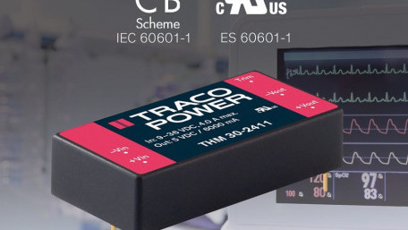 1x2” 30-Watt Medical DC-DC Converter with 2:1 Input