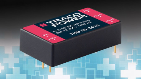 20-Watt Medical DC-DC Converter with 2:1 Input Range