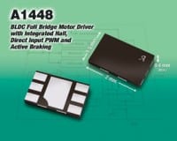 Allegro Releases BLDC Full-Bridge Motor Driver With Integrated Hall Commutation