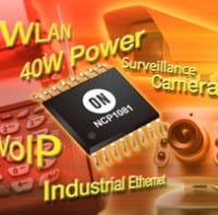 ON Semi Integrated PoE-PD Controllers Meet Upcoming IEEE PoE+ Standard