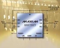 Maxim Releases Dual-Output, Synchronous DC-DC Controller With Operating Range Up To 25A