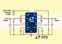 Linear Tech 15V, 4MHz, Synchronous Step-Down Regulator Delivers 5A From 4 x 4mm QFN