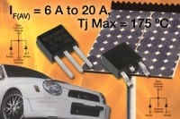 Vishay Releases 45 and 100V Schottky Diodes With Current Ratings From 6 to 20A
