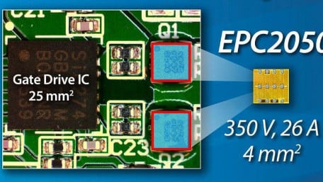 350V GaN Power Transistor is 20-Times Smaller Than Comparable Silicon