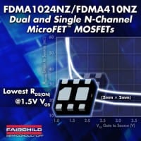 Fairchild Introduces MicroFET&trade; MOSFETs To Extend Battery Life