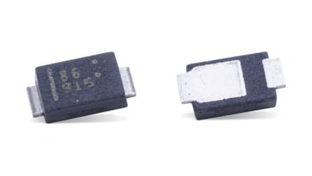 Compact 30V / 40V Schottky Diodes Rated to 2A with 35% Lower Vf