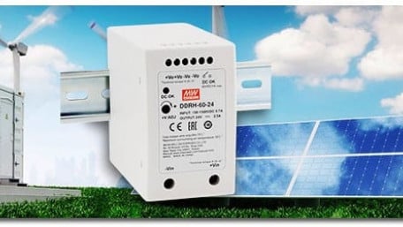 60W, 10:1 Input Voltage Range DIN Rail DC-DC Converter