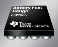 TI Introduces Small Impedance Track Battery Fuel Gauge For Handheld Electronics