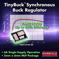 Fairchild Releases Single-Supply 6A Synchronous Buck Regulator