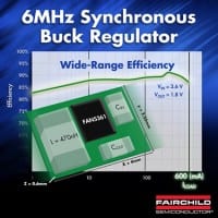 Fairchild Releases 6MHz 600mA Synchronous Buck Regulator