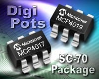 Microchip Technology Rolls Out Low-Power I&sup2;C Digital Potentiometers