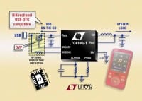 Linear Tech Releases Switching Power Manager With USB On-The-Go & Overvoltage Protection