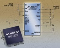 Maxim 2MHz Synchronous DC-DC Converters Enable All-Ceramic-Capacitor Designs