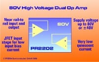 PREMA Semiconductor Introduces New 80V-High Voltage Operational Amplifier