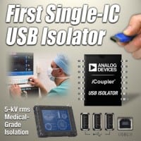 Analog Devices Enables Isolated USB Connections For Medical & Industrial Equipment