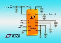 Linear Tech Announces Ultralow Power Boost Converter With Dual Half-Bridge Switches