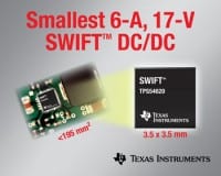 Texas Instruments Unveils Smallest 6A, 17V Step-Down DC-DC Converter