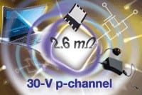 Vishay Introduces New 30V P-Channel TrenchFET Gen III Power MOSFET
