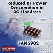 Fairchild Releases RF Power DC-DC Converter For W-CDMA/CDMA RFPAs In 3G Handsets