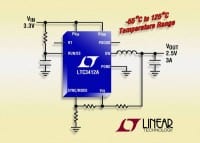Linear Tech 4MHz, 3A Synchronous Step-Down Regulator Now Offered In MP-Grade Temperature Range