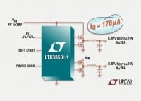 Linear Tech Adds Dual Output Synchronous DC-DC Controller For Battery-Powered Systems