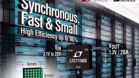 20V, 20A Monolithic Synchronous Buck Regulator Reduces EMI