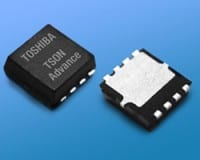 Toshiba Adds Low On-State Resistance MOSFETs In Compact, High-Current 3.3 x 3.3mm TSON Package