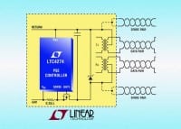 Linear Tech High Efficiency PSE Controller Addresses New IEEE 802.3at PoE+ Standard