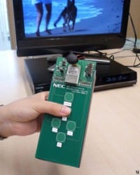 NEC & SoundPower Unveiling Battery-less Remote Control Prototype