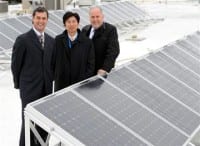 SANYO & AVACOS Solar Energy Unveil Rooftop Bifacial Solar PV Installation at DuROCK Alfacing Headquarters