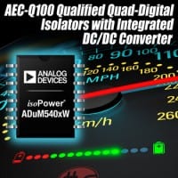 Analog Devices Data and Power Isolation Circuits Receive Automotive Qualification for HEV Battery Management