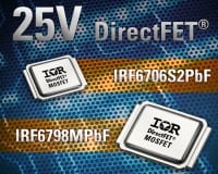 IR Releases 25V DirectFET Chipset for High Frequency DC-DC Switching Applications
