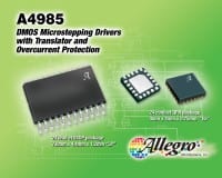 Allegro MicroSystems Announces New DMOS Microstepping Motor Drivers With Overcurrent Protection