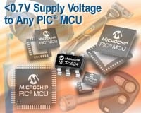 Microchip Synchronous Boost Regulators Enable Less Than 0.7V Operation With Any PIC Microcontroller
