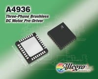 Allegro Micro Introduces Three-Phase Brushless DC Motor Pre-Driver IC Targeted at Office Automation Market